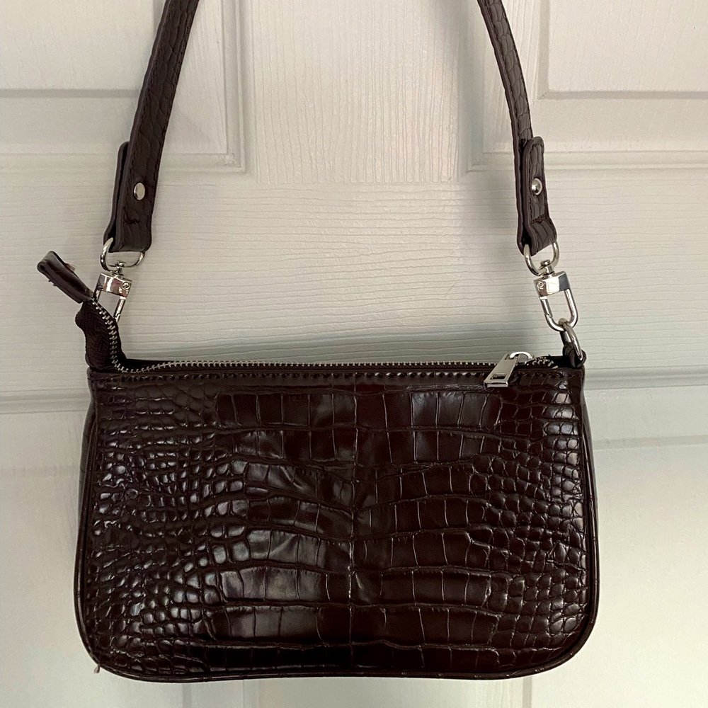 MINI BAG URBAN OUTFITTERS BROWN FAUX LEATHER